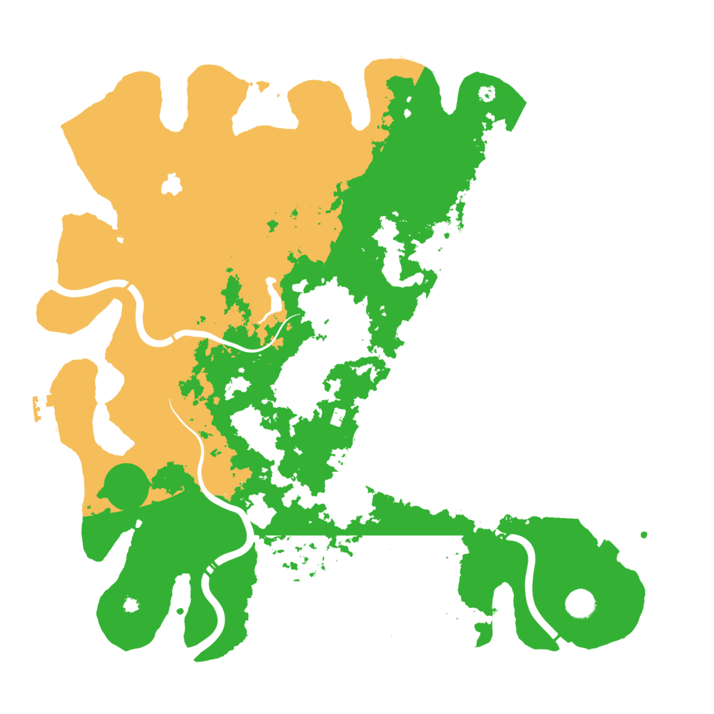 Biome Rust Map: Procedural Map, Size: 4250, Seed: 1079526092