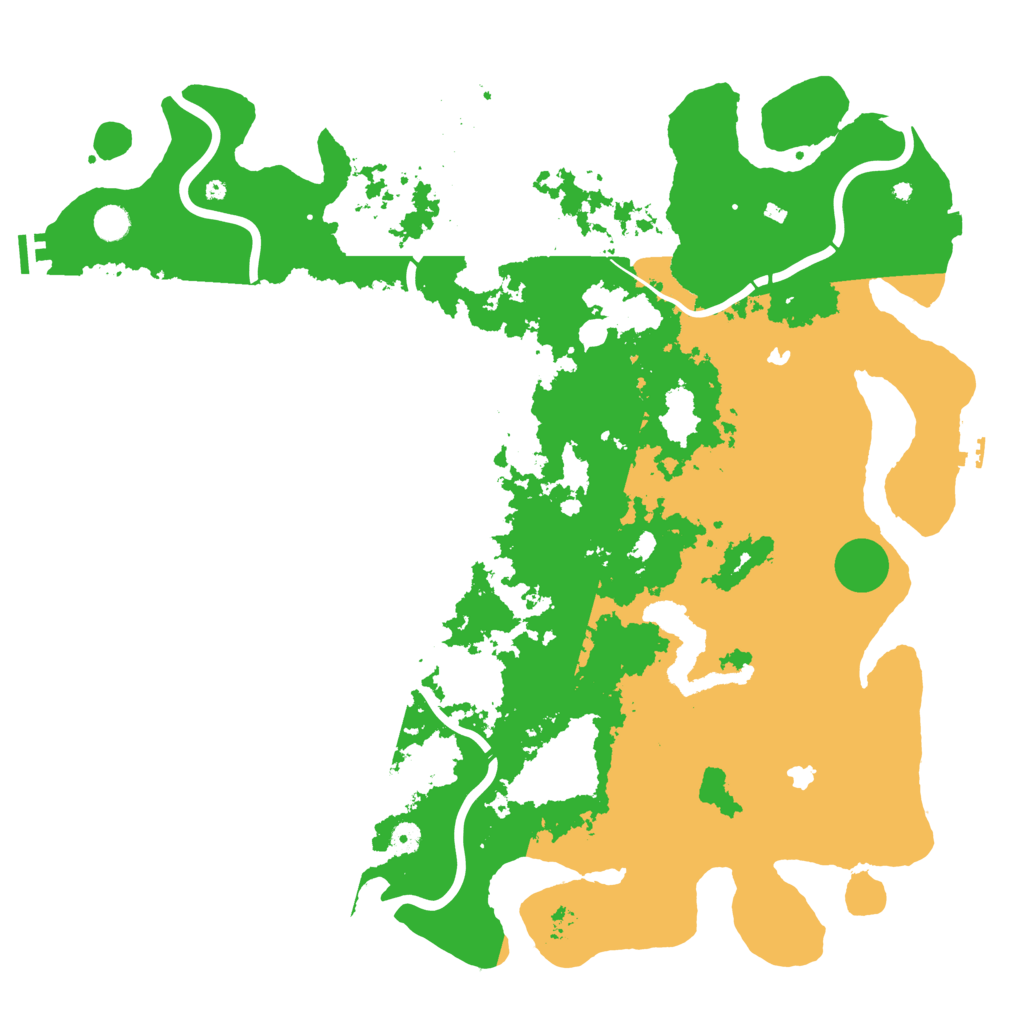 Biome Rust Map: Procedural Map, Size: 5000, Seed: 41926