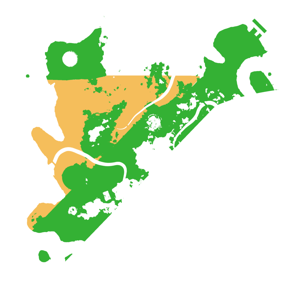 Biome Rust Map: Procedural Map, Size: 3500, Seed: 1552437984