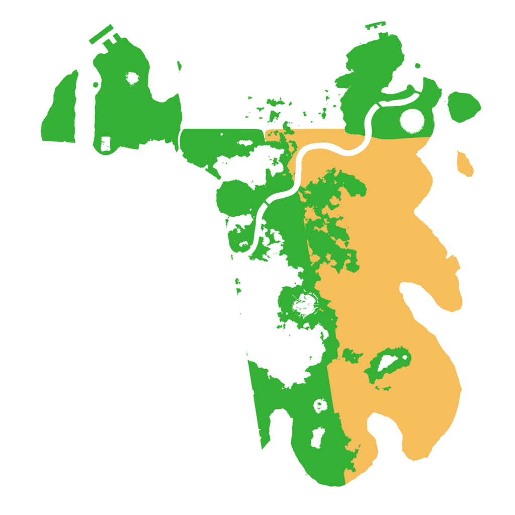 Biome Rust Map: Procedural Map, Size: 3800, Seed: 218691240