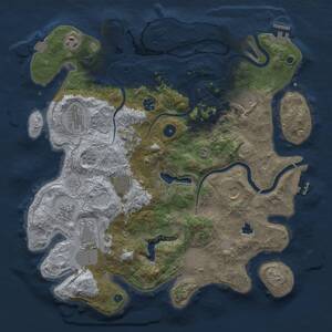 Thumbnail Rust Map: Procedural Map, Size: 4000, Seed: 1862073535, 16 Monuments