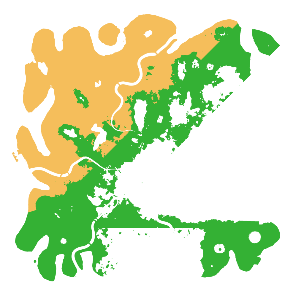 Biome Rust Map: Procedural Map, Size: 4500, Seed: 1288068649