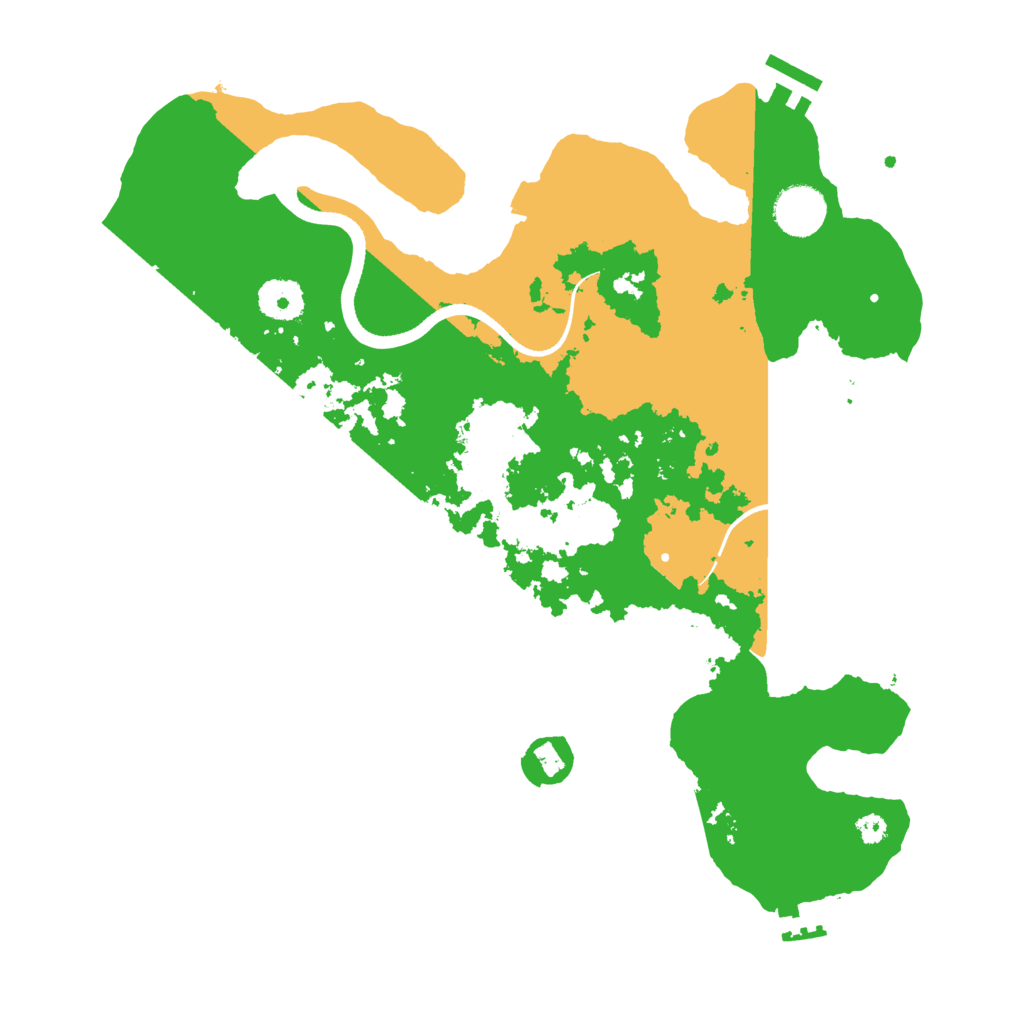 Biome Rust Map: Procedural Map, Size: 3500, Seed: 339949262
