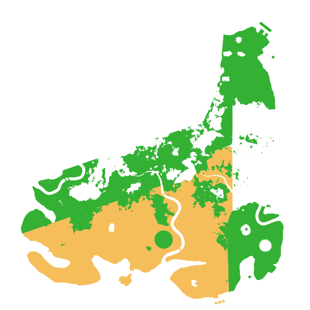 Biome Rust Map: Procedural Map, Size: 4500, Seed: 1785512732