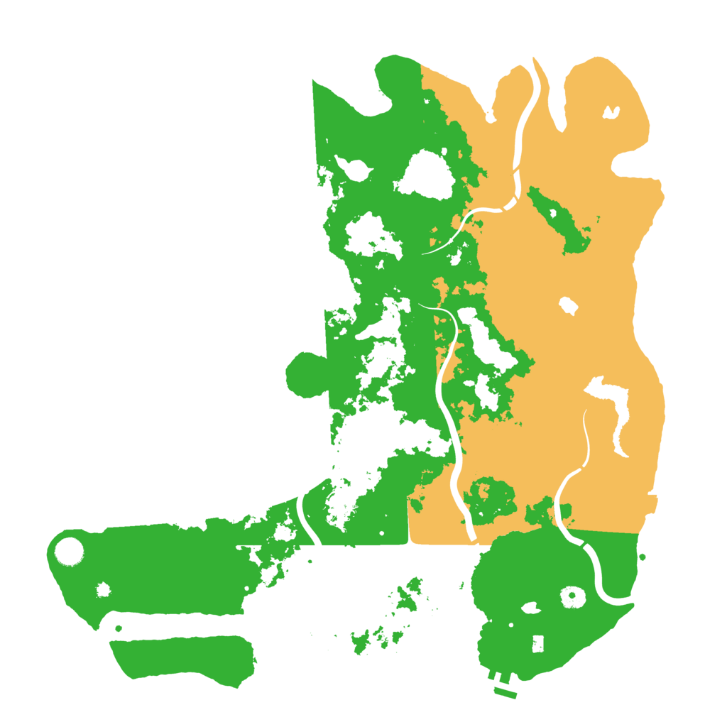 Biome Rust Map: Procedural Map, Size: 4500, Seed: 84269813