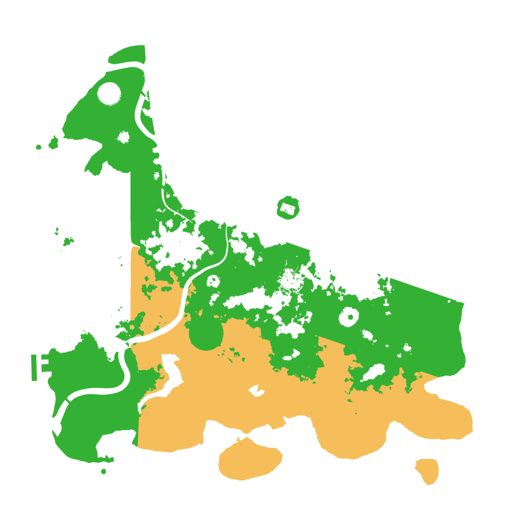 Biome Rust Map: Procedural Map, Size: 4000, Seed: 1676099411