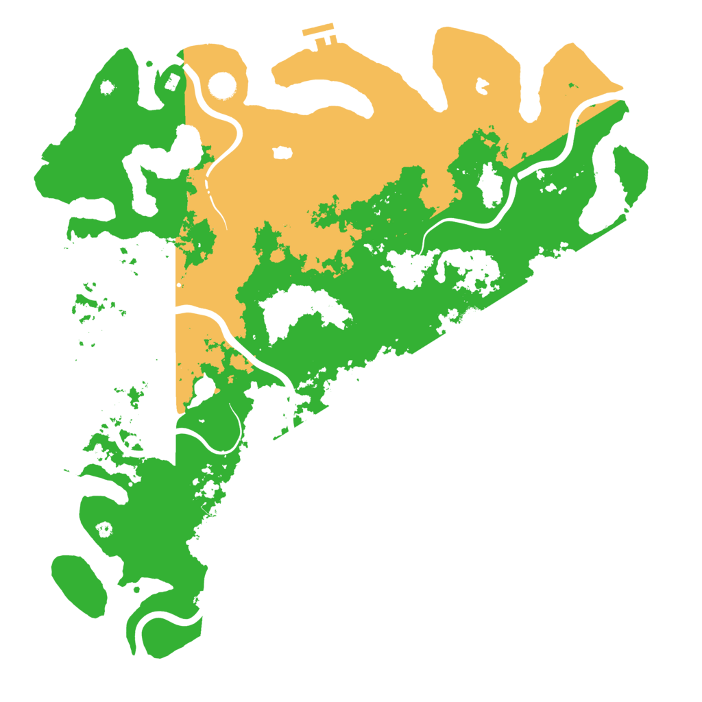 Biome Rust Map: Procedural Map, Size: 4500, Seed: 807216692