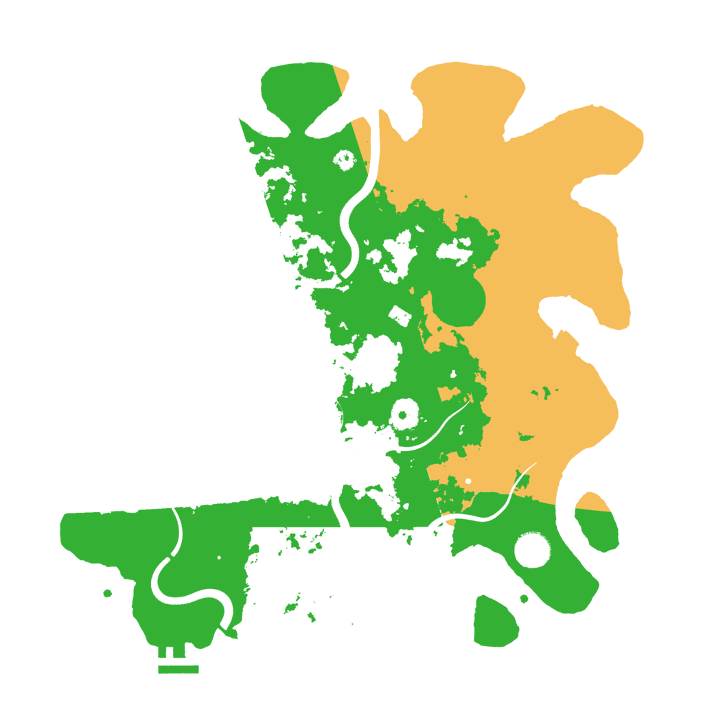 Biome Rust Map: Procedural Map, Size: 3500, Seed: 607704836