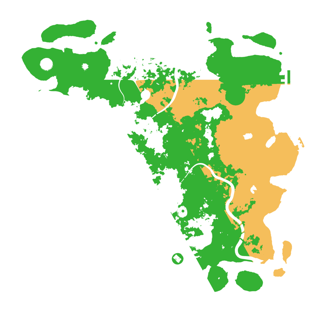 Biome Rust Map: Procedural Map, Size: 4500, Seed: 1869860276