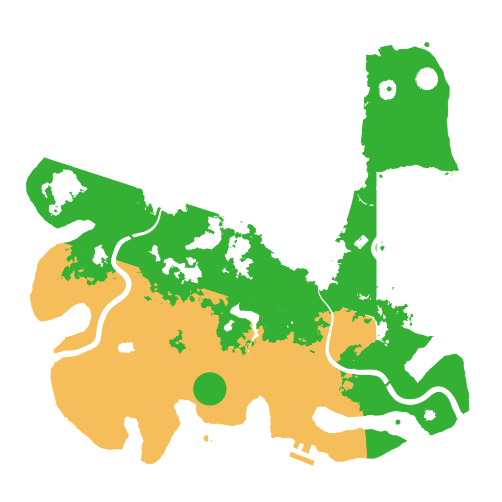 Biome Rust Map: Procedural Map, Size: 4000, Seed: 1805121783
