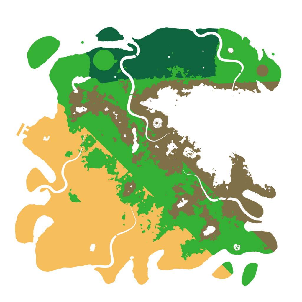 Biome Rust Map: Procedural Map, Size: 4500, Seed: 114627276