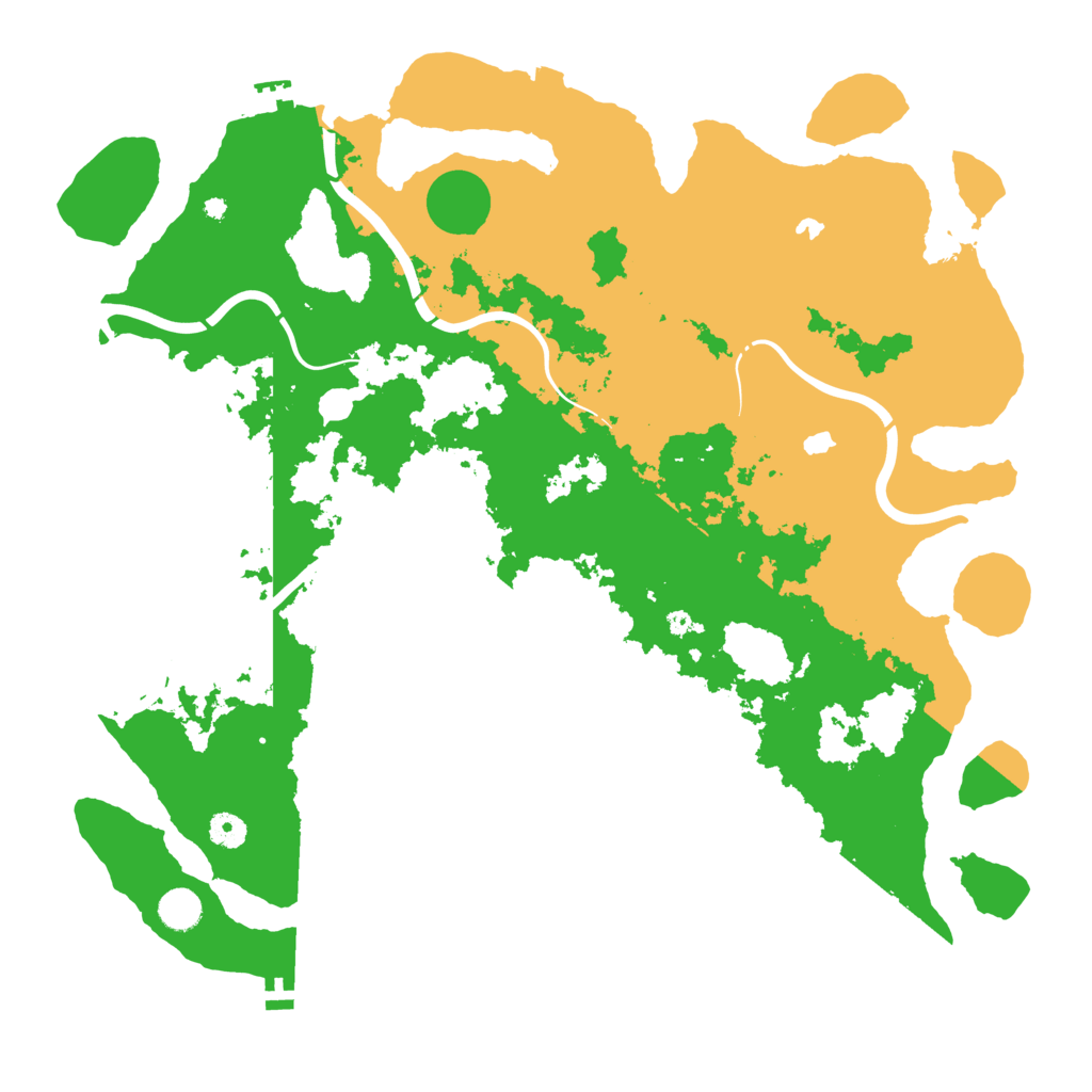 Biome Rust Map: Procedural Map, Size: 4500, Seed: 1413661478