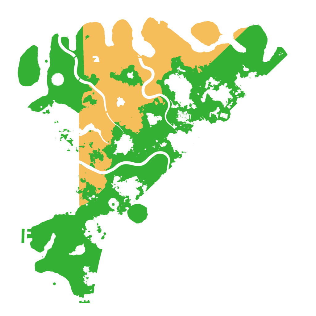 Biome Rust Map: Procedural Map, Size: 4500, Seed: 1249650435