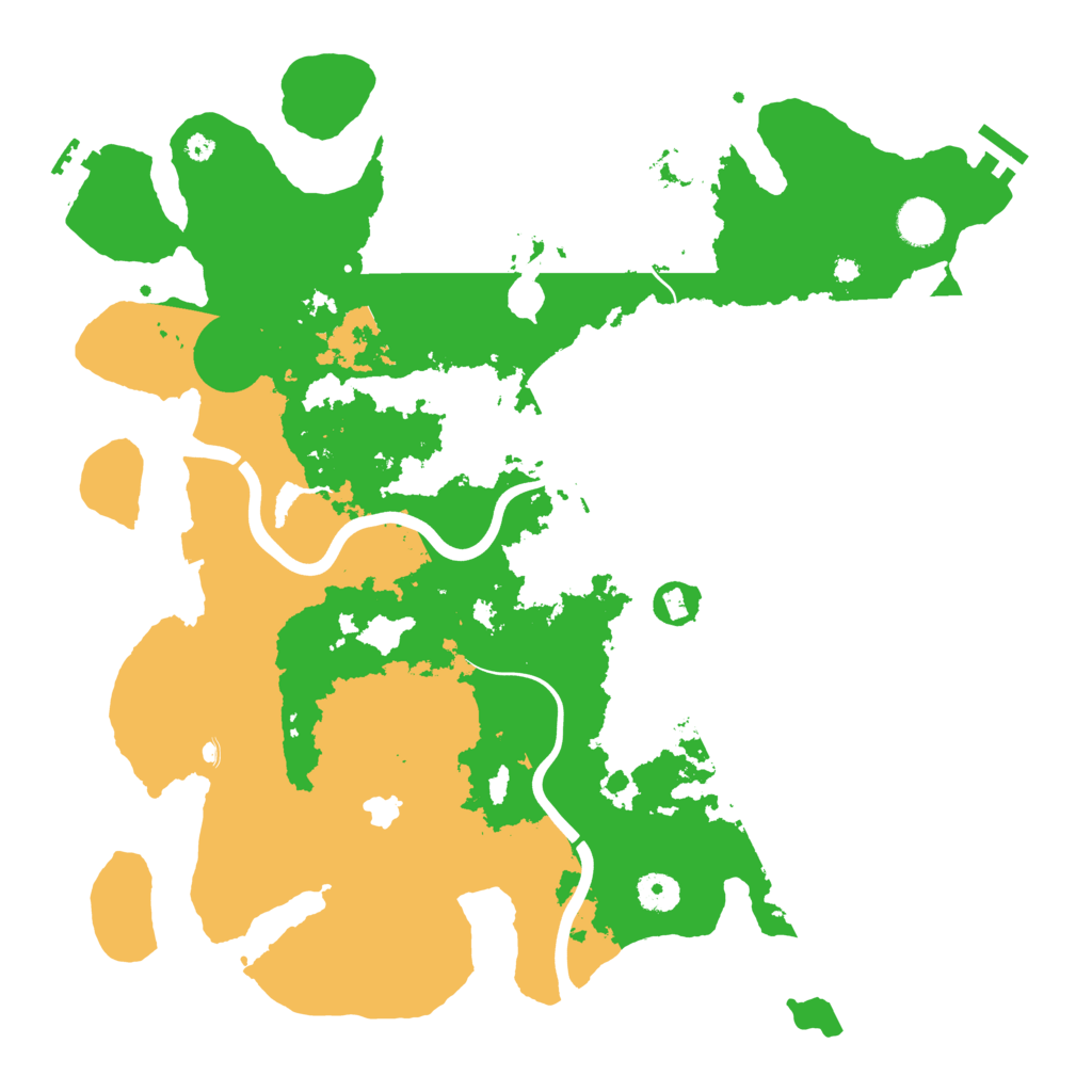 Biome Rust Map: Procedural Map, Size: 4000, Seed: 2028581971