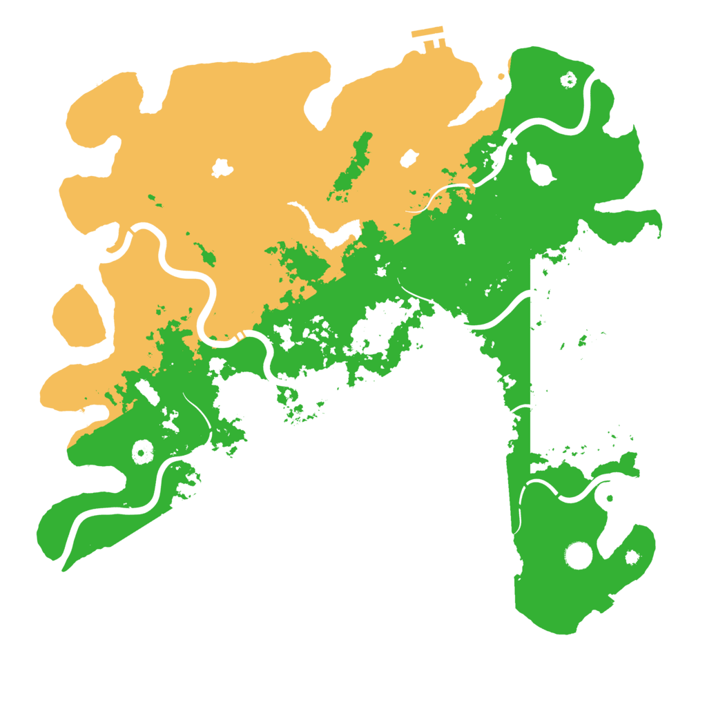 Biome Rust Map: Procedural Map, Size: 4500, Seed: 1866854371