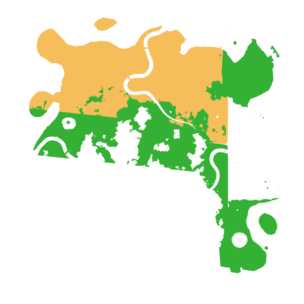 Biome Rust Map: Procedural Map, Size: 3500, Seed: 772538851