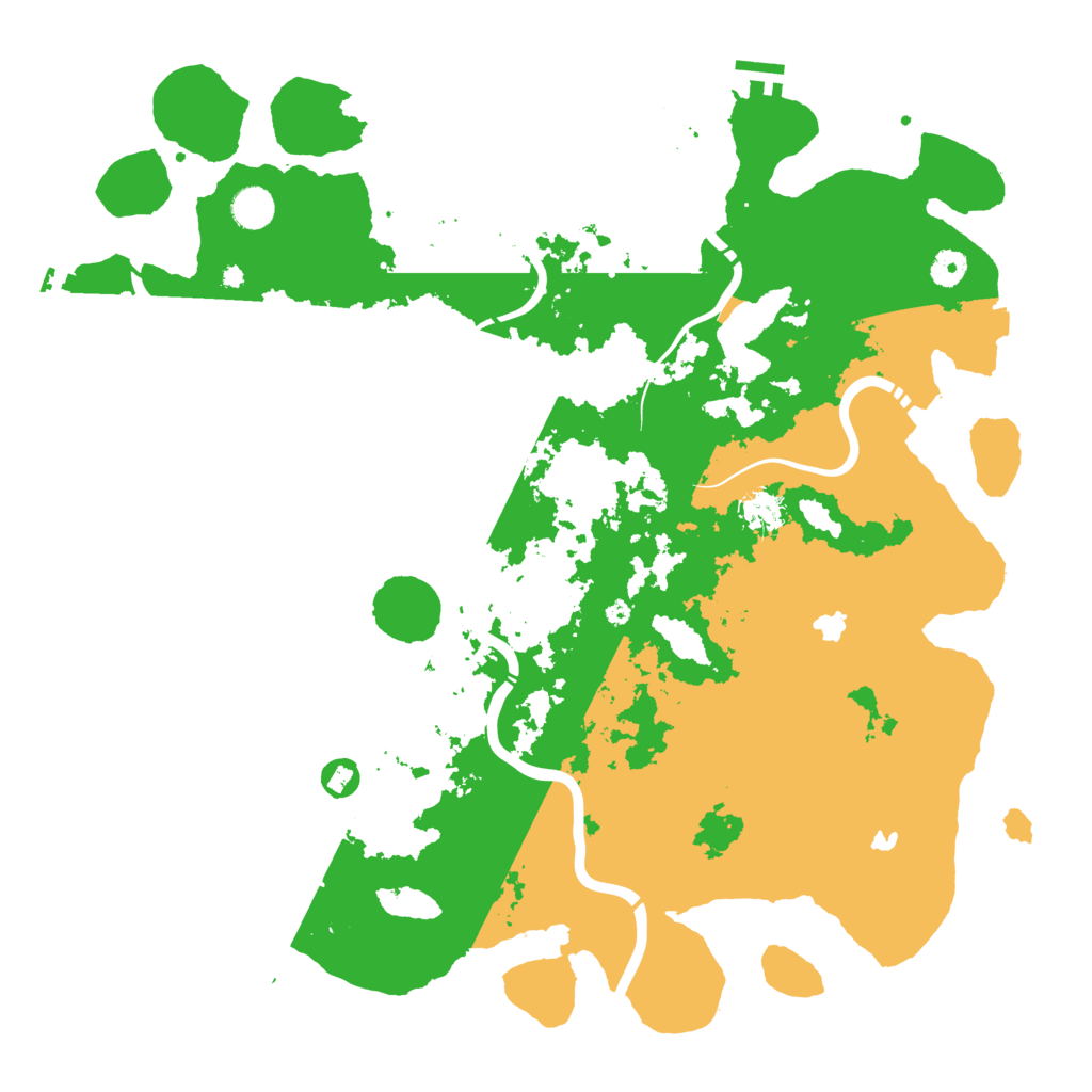 Biome Rust Map: Procedural Map, Size: 4500, Seed: 1423021024
