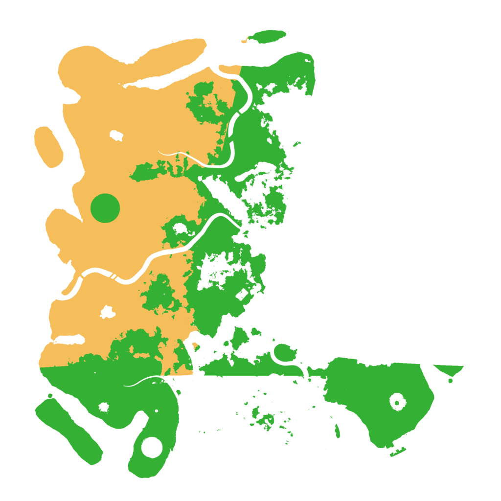 Biome Rust Map: Procedural Map, Size: 4500, Seed: 1978836489