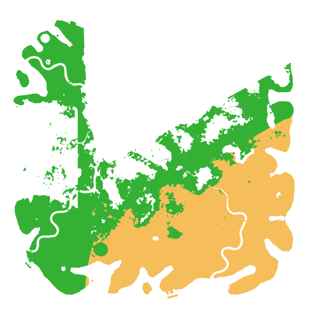 Biome Rust Map: Procedural Map, Size: 6000, Seed: 619742059