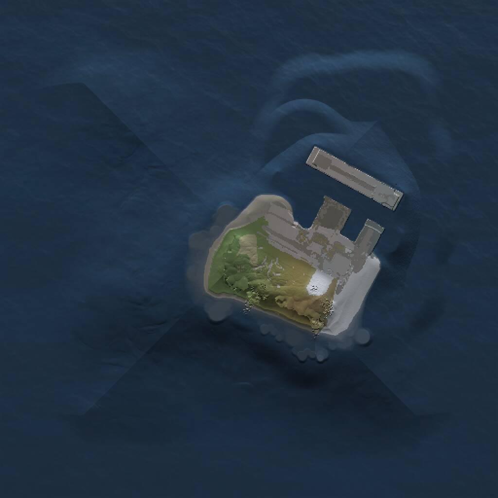 Rust Map: Procedural Map, Size: 1000, Seed: 847261, 2 Monuments