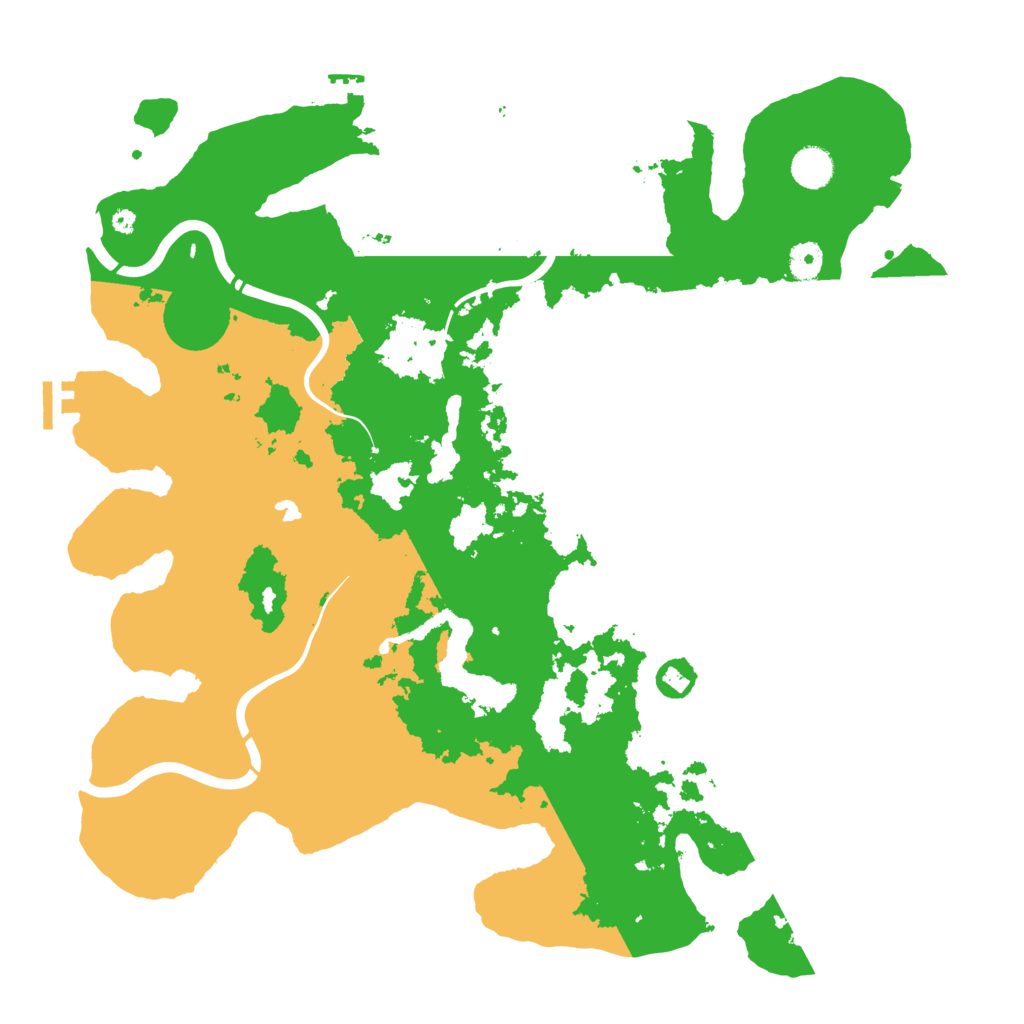 Biome Rust Map: Procedural Map, Size: 4300, Seed: 1743513822