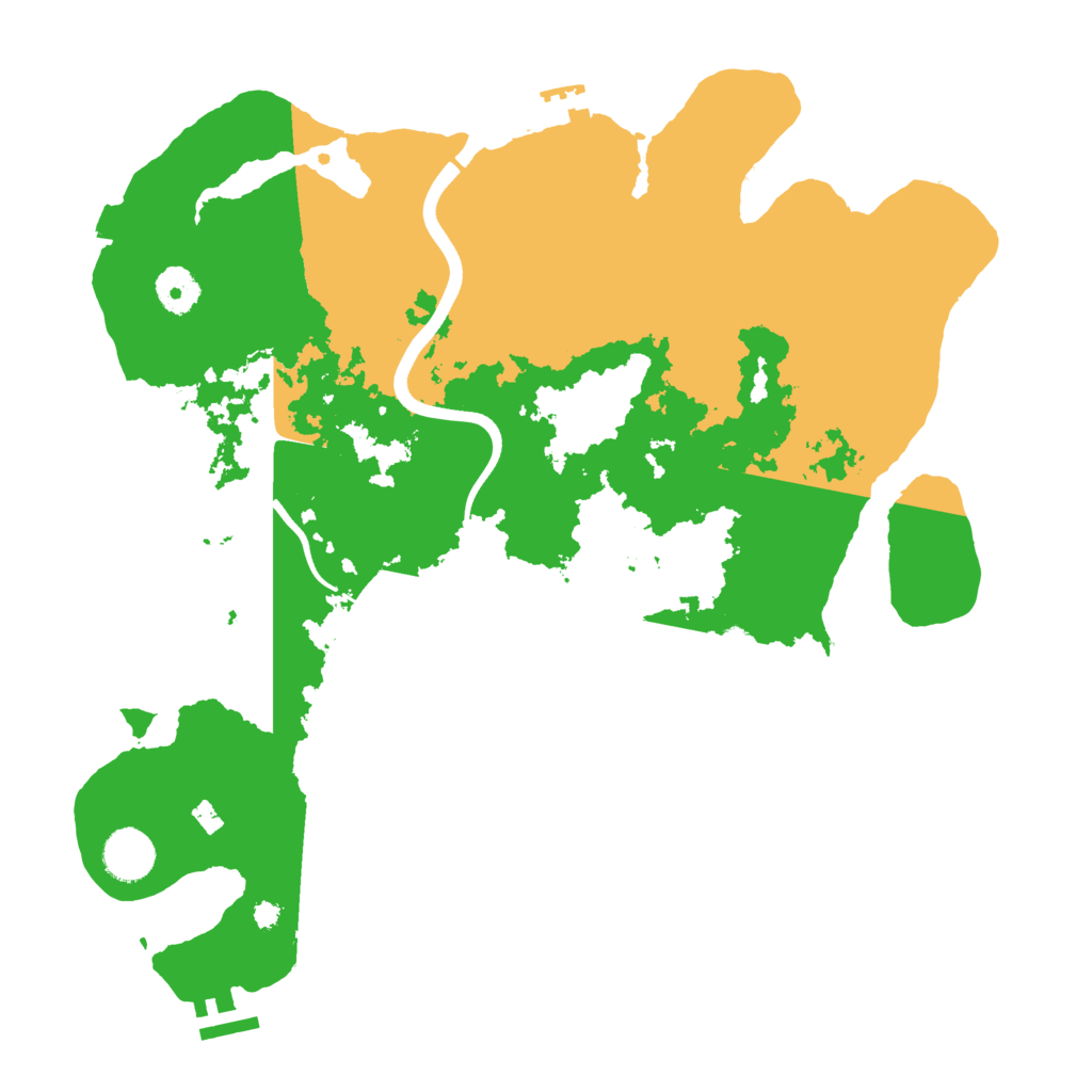 Biome Rust Map: Procedural Map, Size: 3700, Seed: 912800894