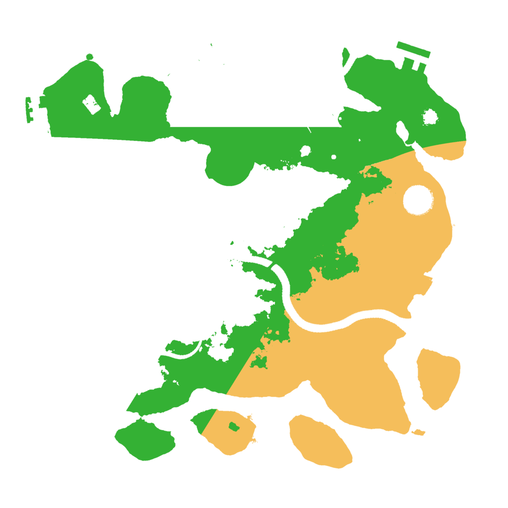 Biome Rust Map: Procedural Map, Size: 3000, Seed: 55872981