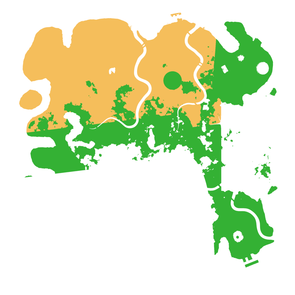 Biome Rust Map: Procedural Map, Size: 4250, Seed: 1129407318