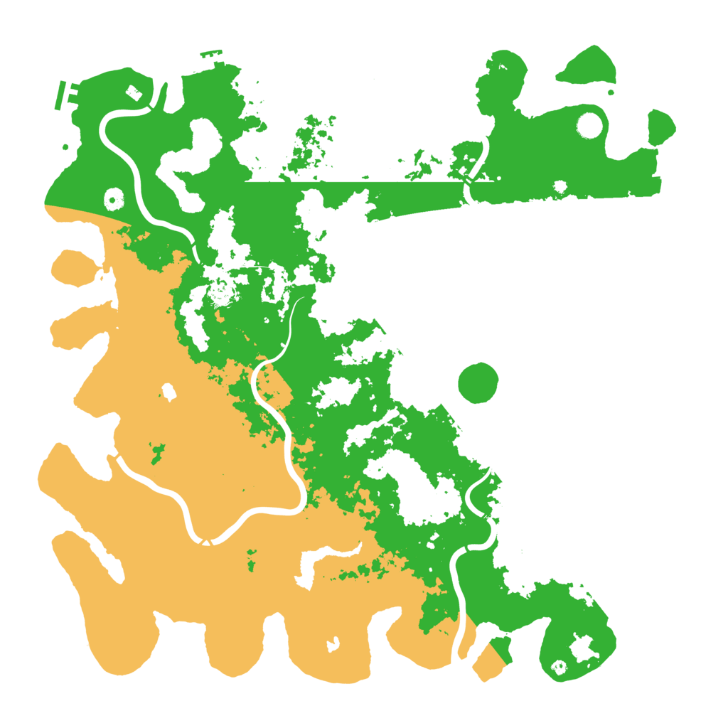 Biome Rust Map: Procedural Map, Size: 5000, Seed: 1248412469
