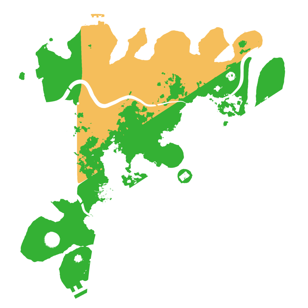 Biome Rust Map: Procedural Map, Size: 3500, Seed: 1659595554