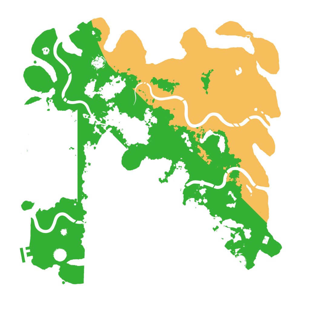 Biome Rust Map: Procedural Map, Size: 4250, Seed: 769985396