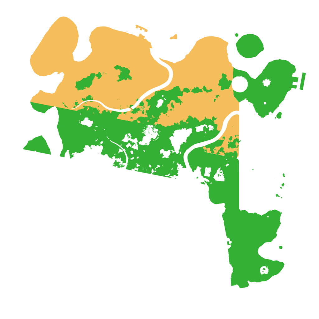 Biome Rust Map: Procedural Map, Size: 3750, Seed: 1658557241