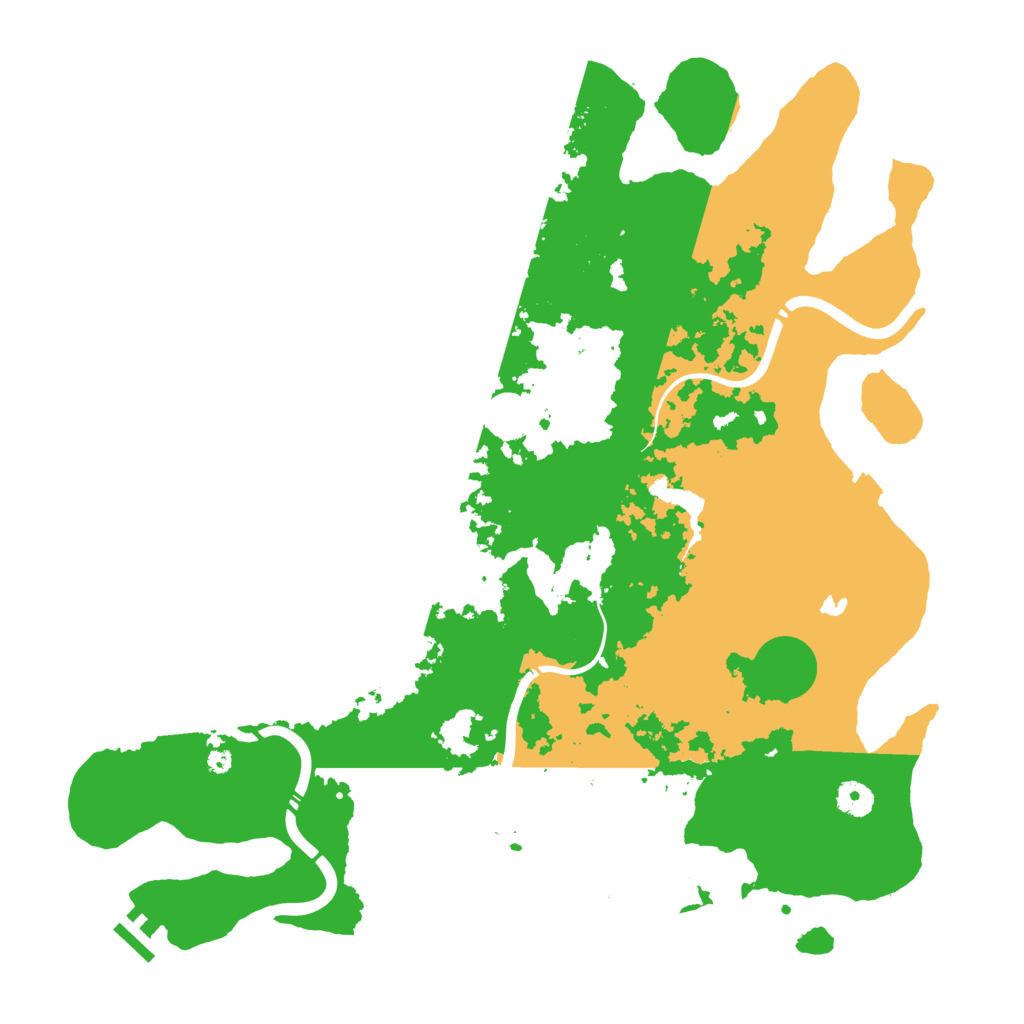 Biome Rust Map: Procedural Map, Size: 4250, Seed: 547356118