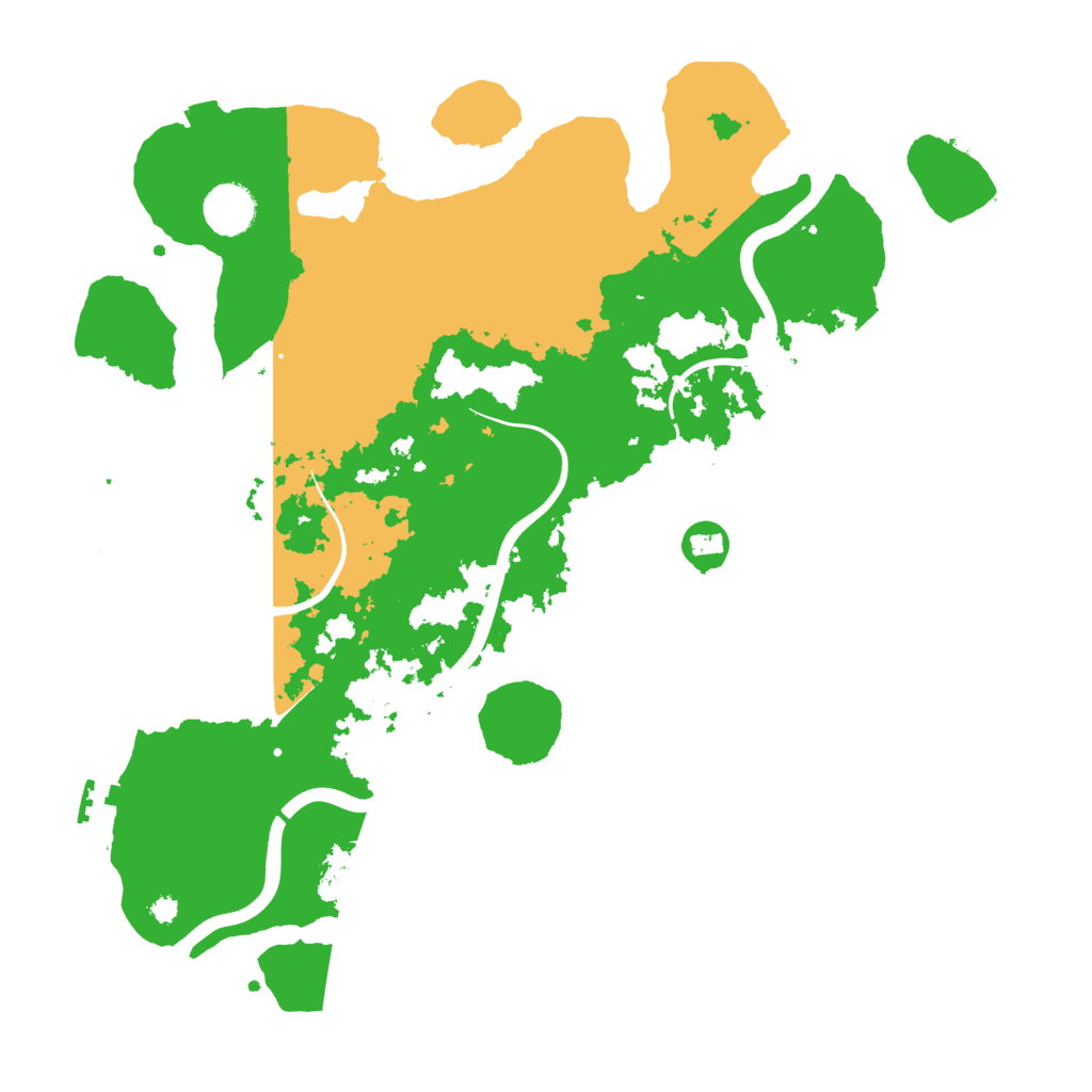 Biome Rust Map: Procedural Map, Size: 3700, Seed: 983351375