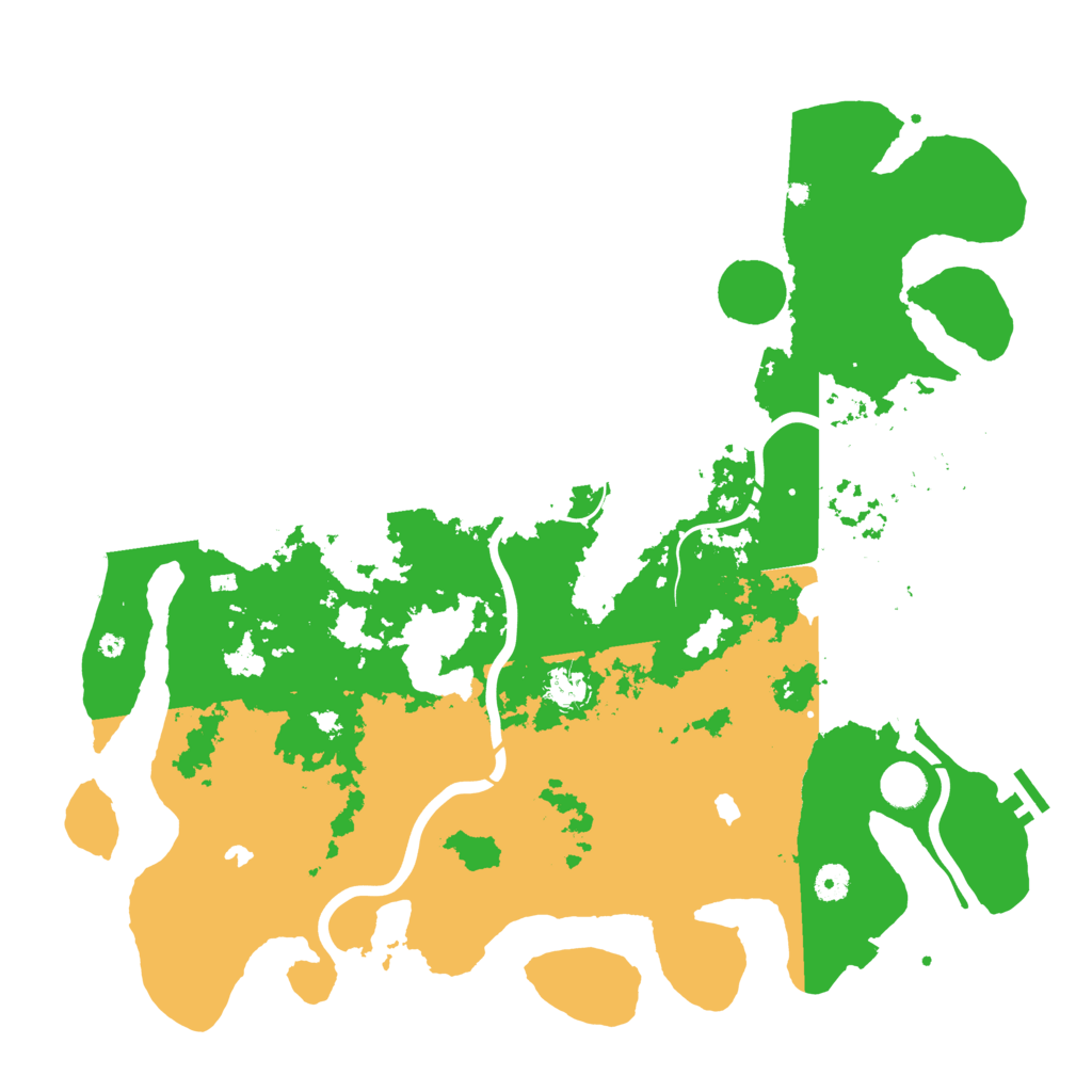 Biome Rust Map: Procedural Map, Size: 4500, Seed: 668059094