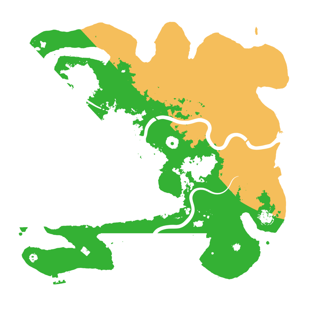 Biome Rust Map: Procedural Map, Size: 3750, Seed: 321388487