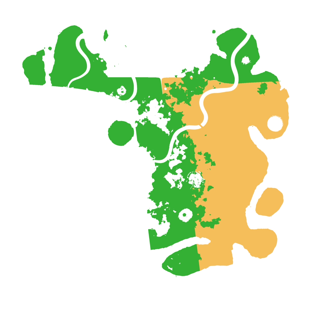 Biome Rust Map: Procedural Map, Size: 3500, Seed: 2092282039