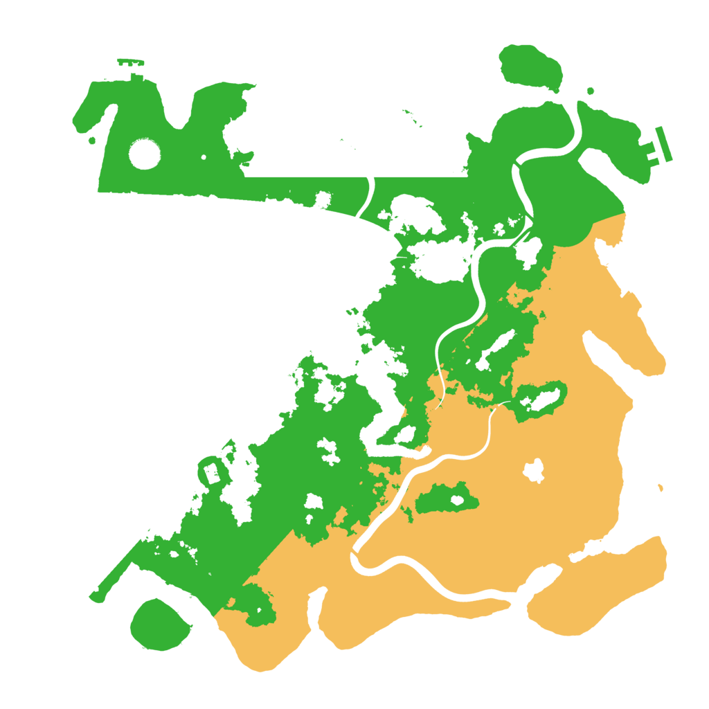 Biome Rust Map: Procedural Map, Size: 4000, Seed: 992125003