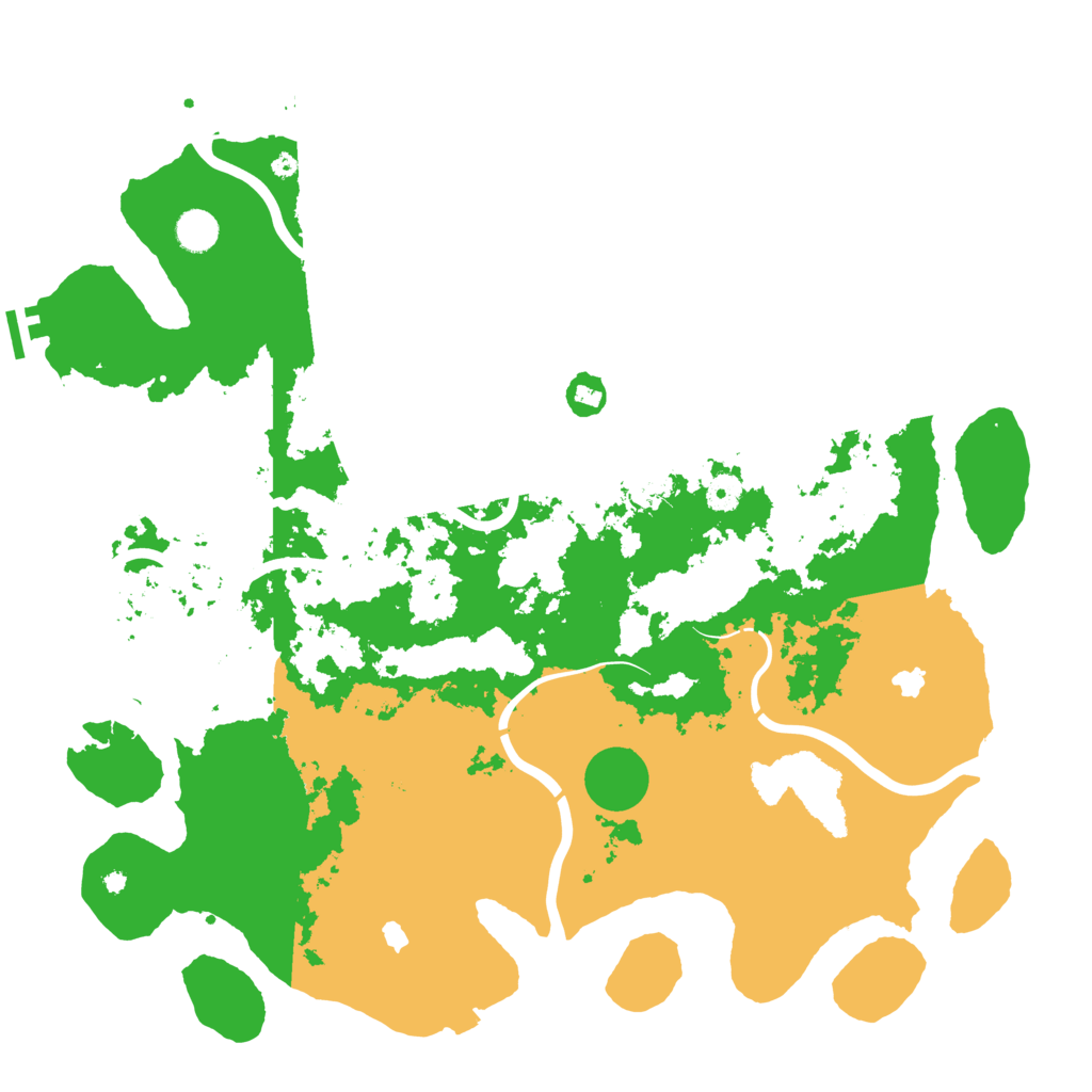 Biome Rust Map: Procedural Map, Size: 4500, Seed: 89969513