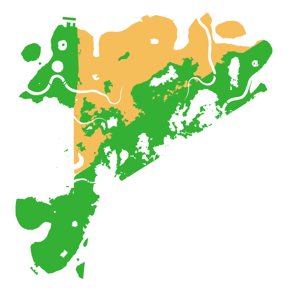 Biome Rust Map: Procedural Map, Size: 4500, Seed: 588159319