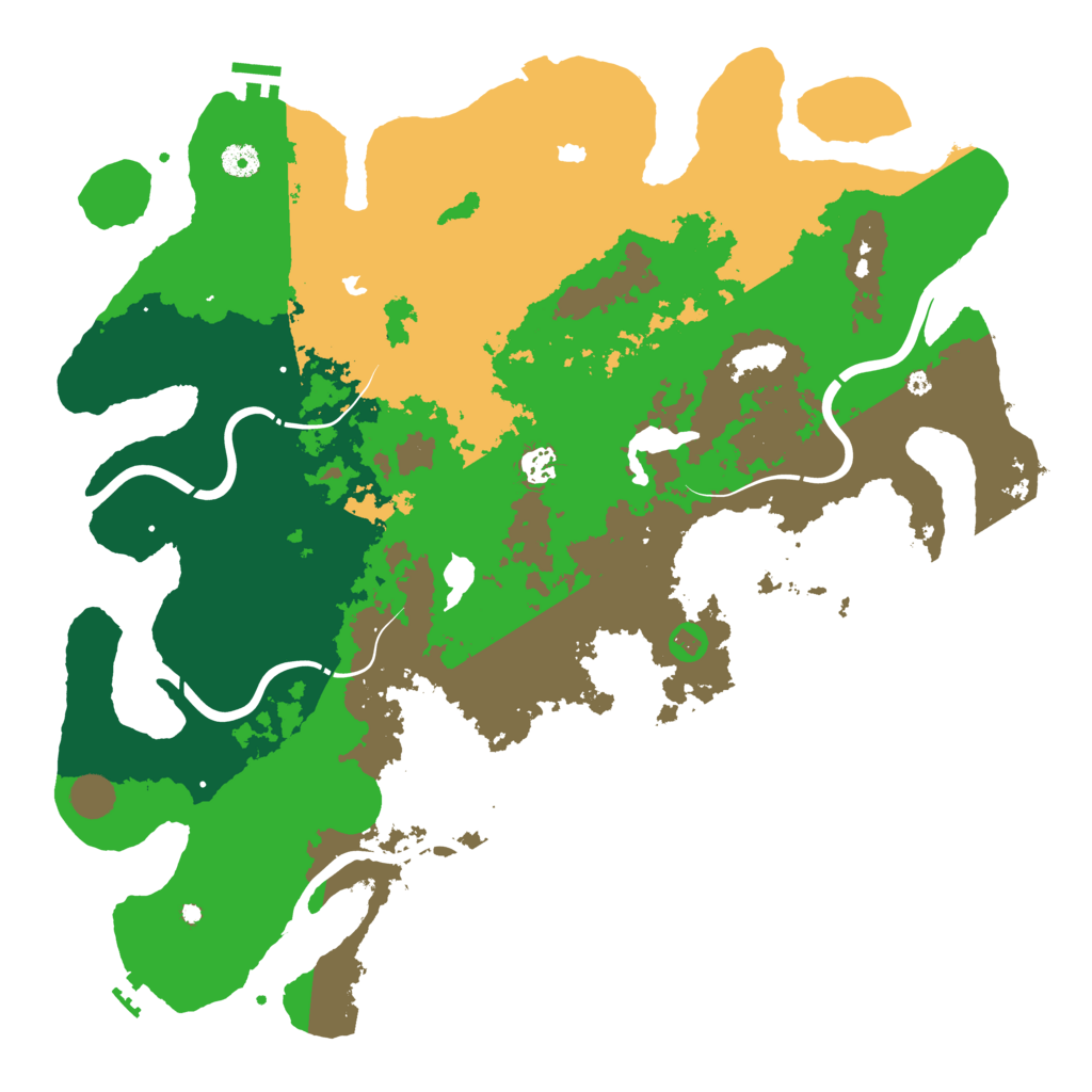 Biome Rust Map: Procedural Map, Size: 4500, Seed: 588159319