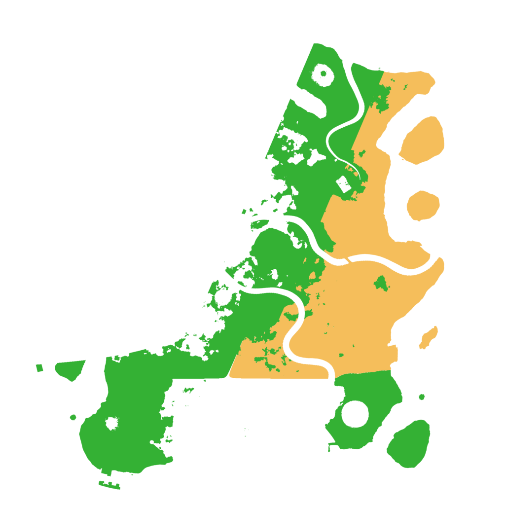 Biome Rust Map: Procedural Map, Size: 3500, Seed: 1834446663