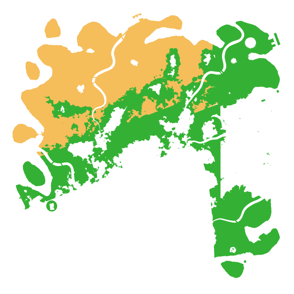Biome Rust Map: Procedural Map, Size: 4750, Seed: 529519795