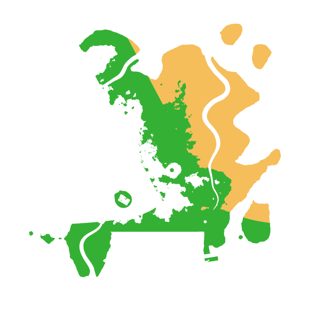 Biome Rust Map: Procedural Map, Size: 3000, Seed: 927757006