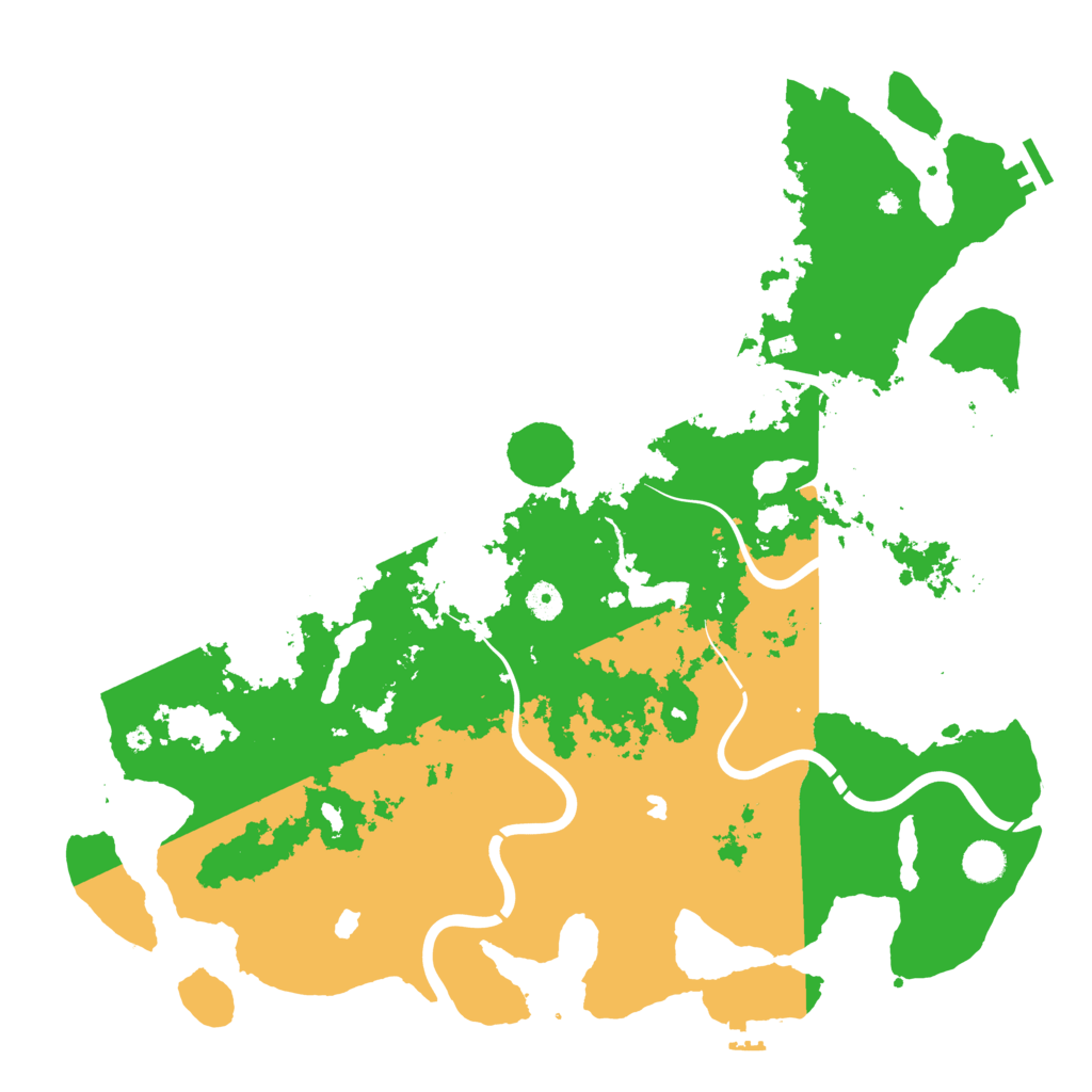 Biome Rust Map: Procedural Map, Size: 4500, Seed: 2116483315