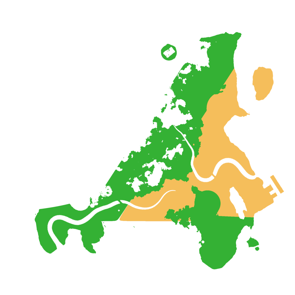 Biome Rust Map: Procedural Map, Size: 3000, Seed: 2094892968