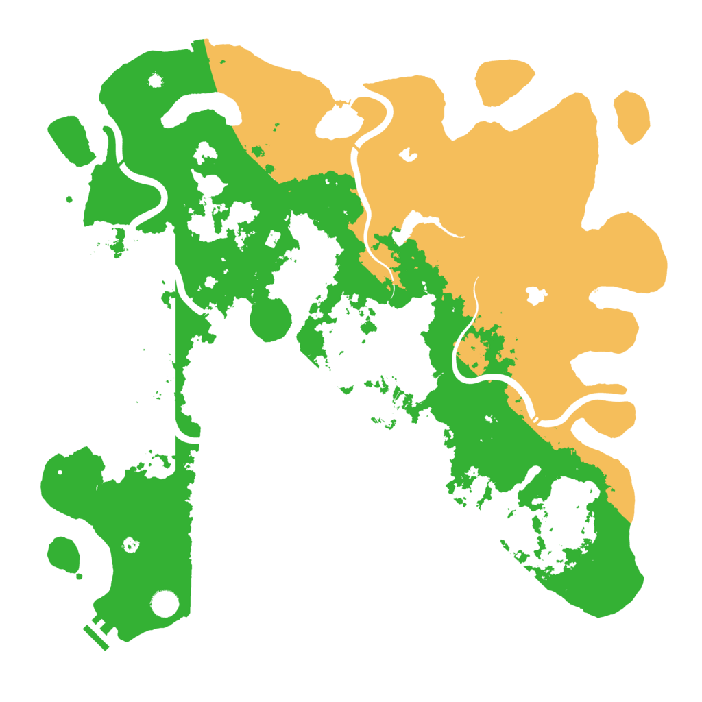 Biome Rust Map: Procedural Map, Size: 4500, Seed: 779678232