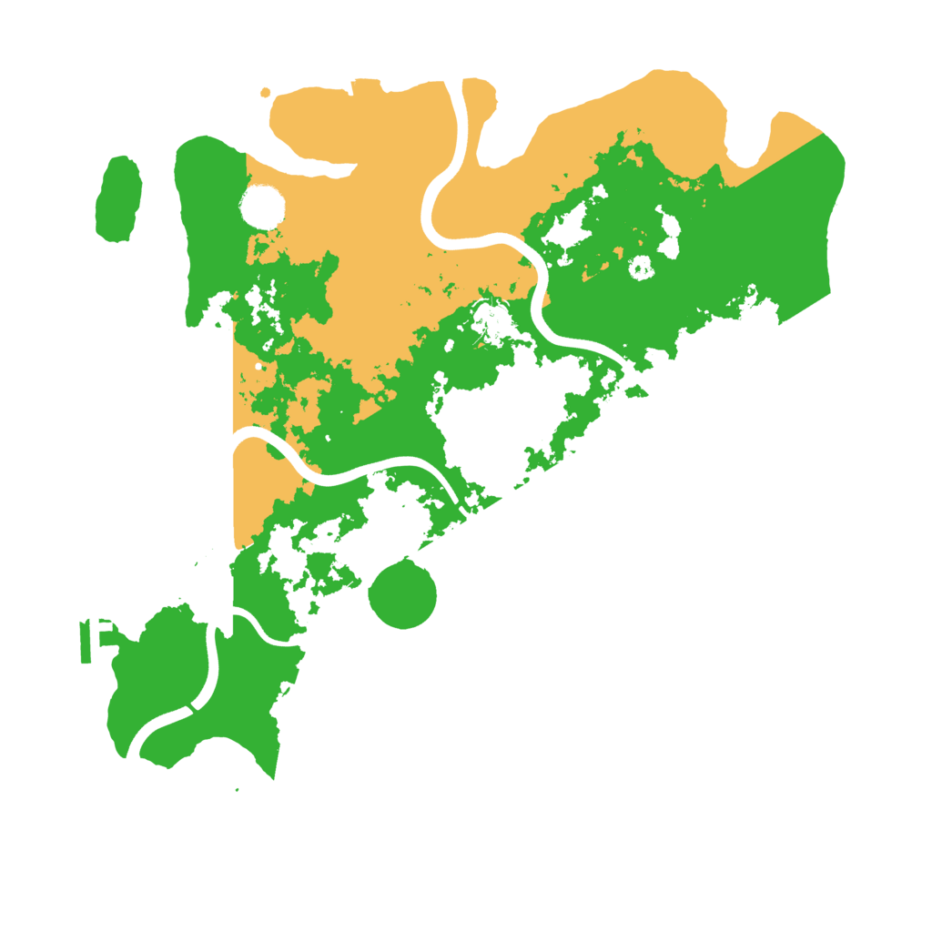 Biome Rust Map: Procedural Map, Size: 3750, Seed: 1225149988