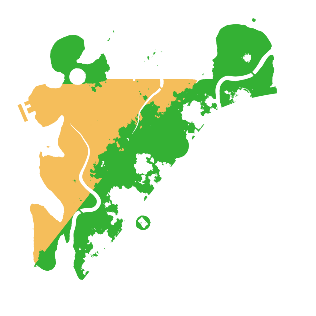 Biome Rust Map: Procedural Map, Size: 3500, Seed: 235594627