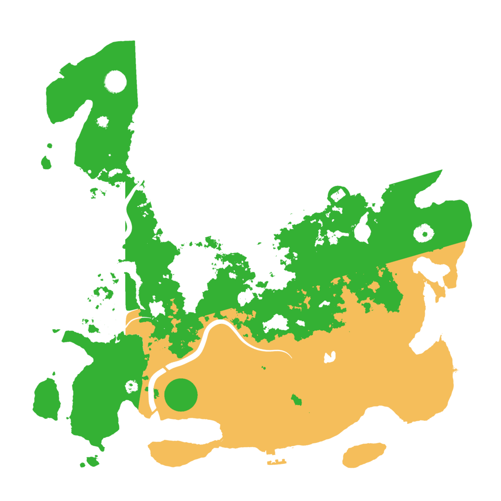 Biome Rust Map: Procedural Map, Size: 4000, Seed: 3498123